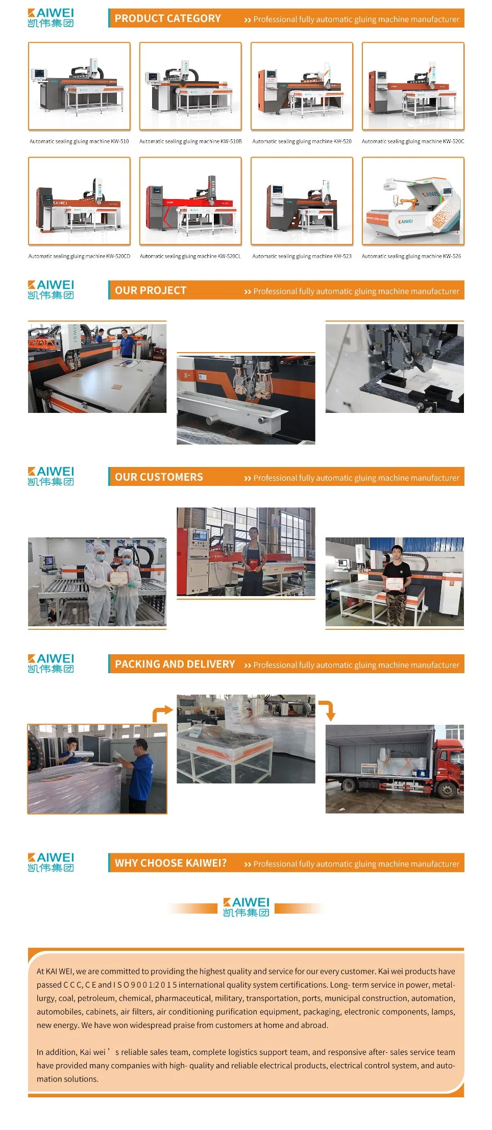 2200x1200x200mm High Precision KAIWEI EPE Simple Package automatic foam gasket machine